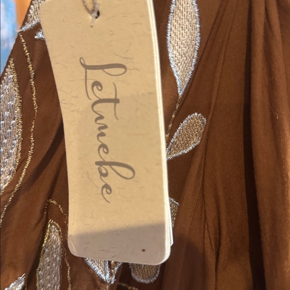 Anthropologie Let Me Be Embroidered Open-Back Maxi Dress - Picture 5 of 8